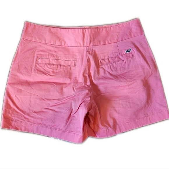 Vineyard Vines pink cotton blend 4.5" shorts - size 2 - Picture 2 of 4